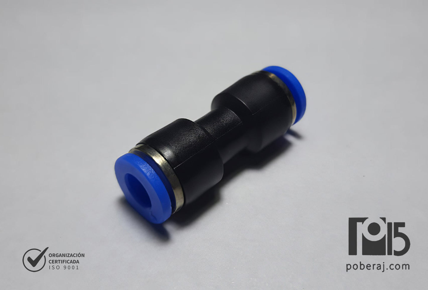 D0725 Conexion Racord Hidraulica Industrial para Manguera Rápidas p/tubo métrico "conector" tubo x tubo