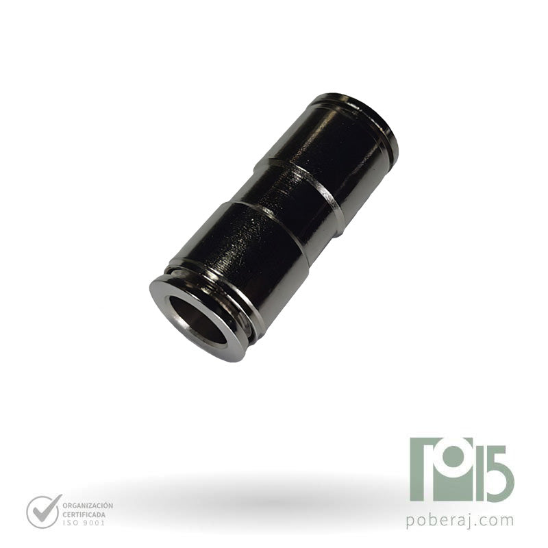 D0725 Conexion Racord Hidraulica Industrial para Manguera Rápidas p/tubo métrico "conector" tubo x tubo