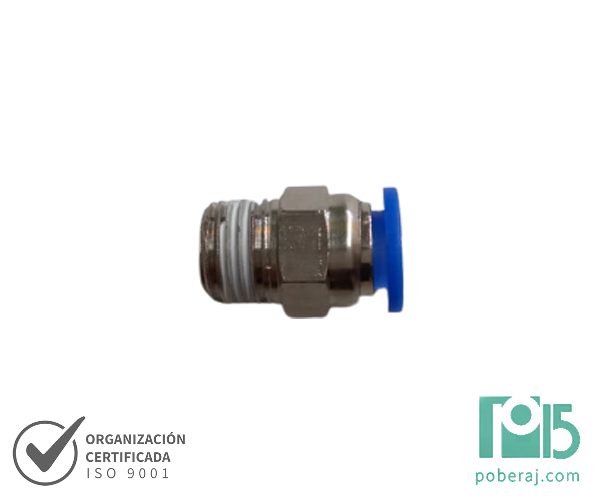 CONEXION NEUMATICA PUSH-IN Plastica Recto Codigo D0740