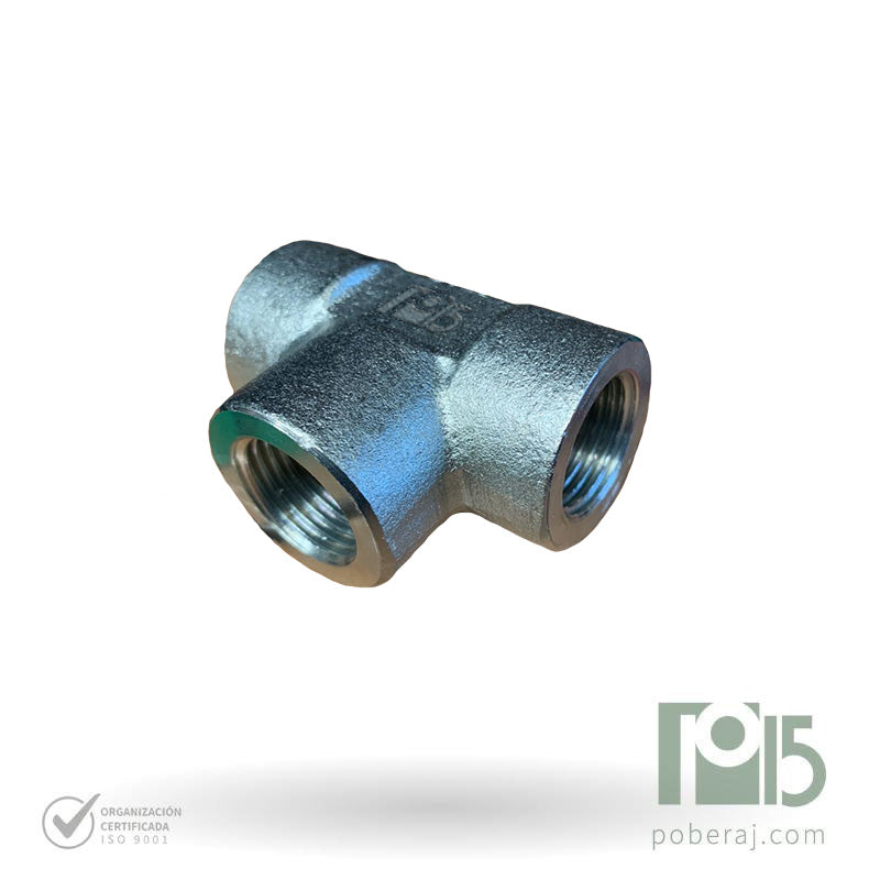 D0751 Tee rosca BSPT serie 2000 y serie 3000
