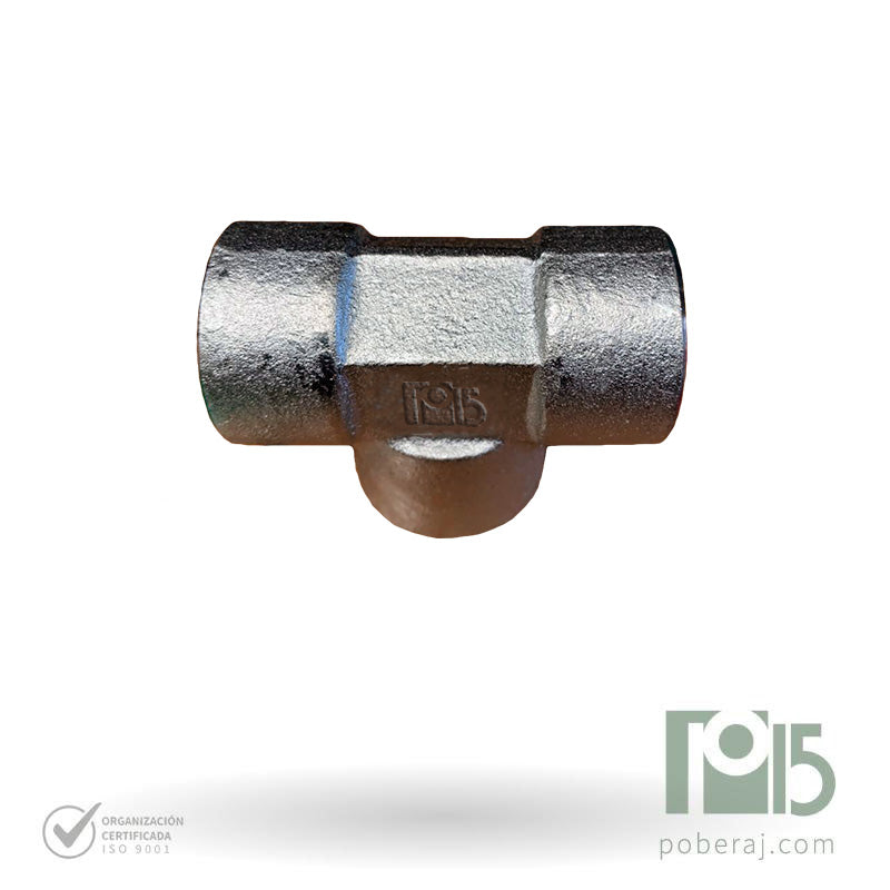 D0751 Tee rosca BSPT serie 2000 y serie 3000