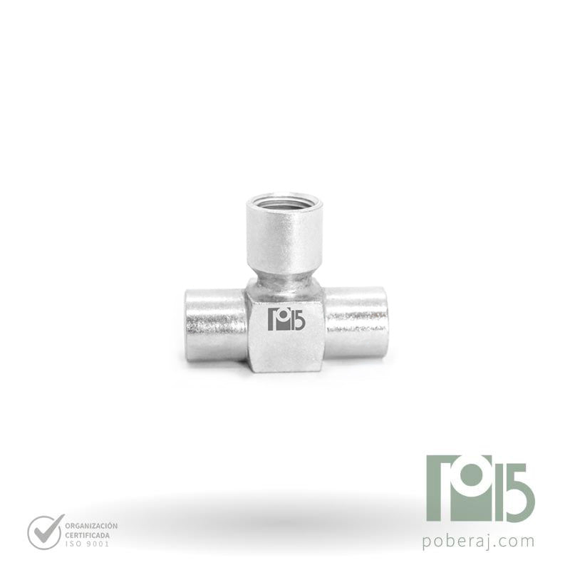 D0751 Tee rosca BSPT serie 2000 y serie 3000