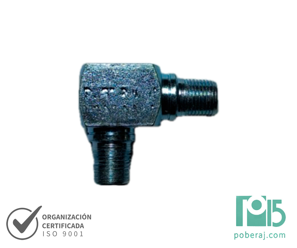 D0779 CODO 90 ROSCA MACHO NPT A ROSCA MACHO NPT
