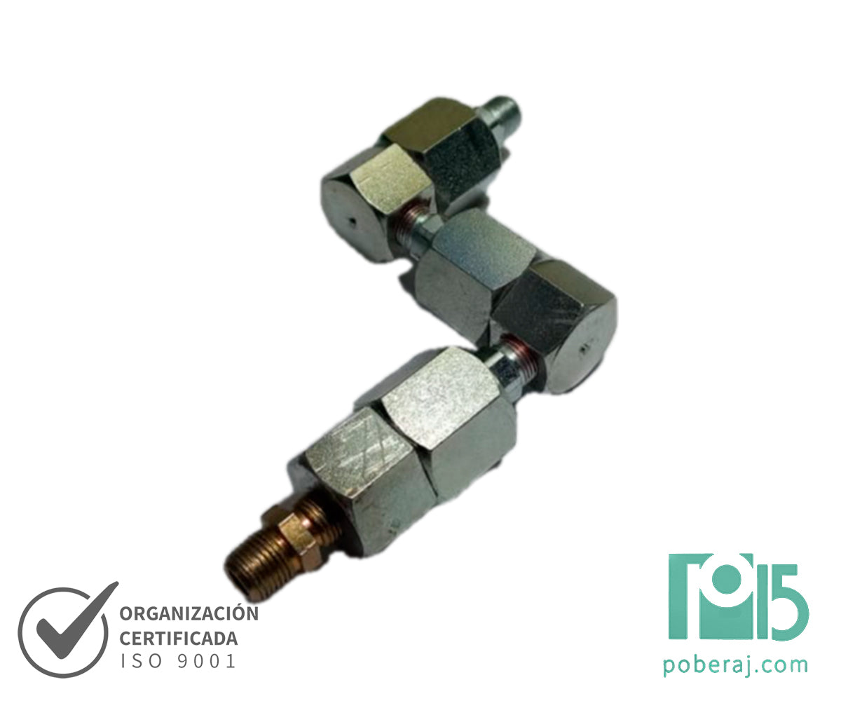 E061 Articulación Doble Codo "Z"