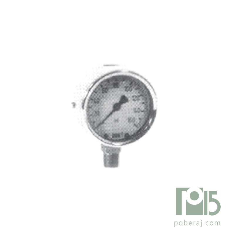 E36-150 Manómetro Con Escala 150 Lbs/pulg.