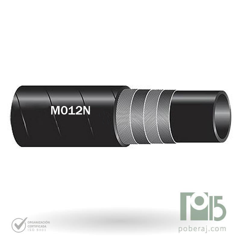 Manguera Hidraulica SAE100 R12 c/4 ESP Cubierta MSHA Codigo M012N