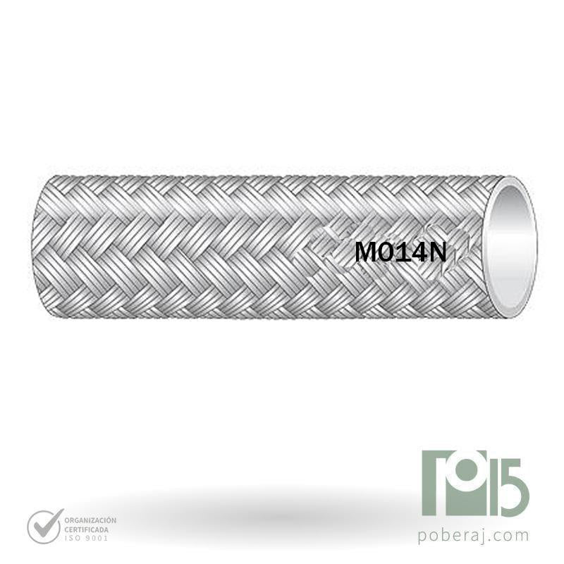 Manguera Hidraulica SAE100 R14 PTFE con Una Malla Codigo M014N