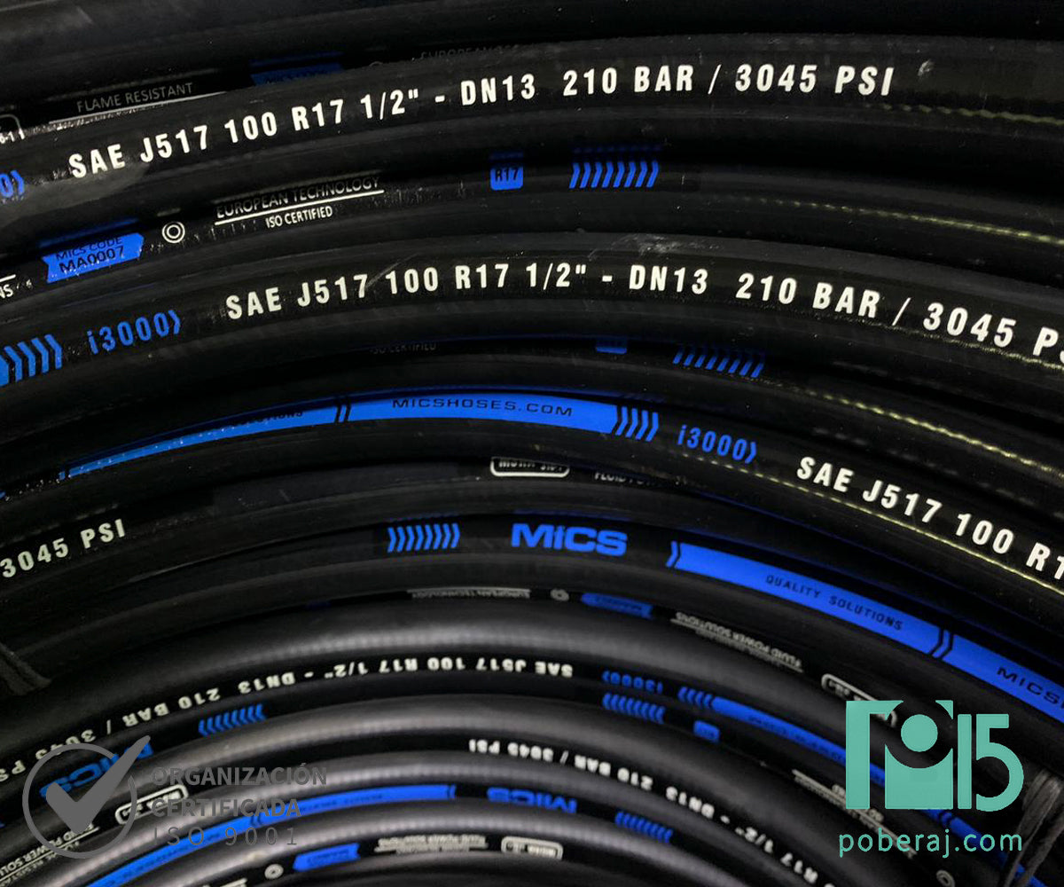 Manguera Hidráulica “M3K” Cubierta MSHA Codigo M032C