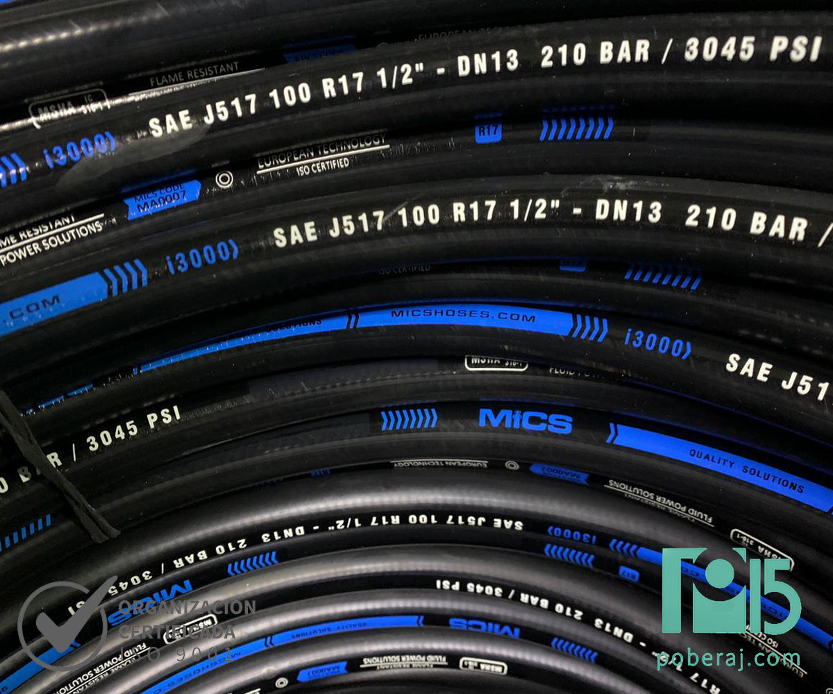 Manguera Hidráulica “M3K” Cubierta MSHA Codigo M032C