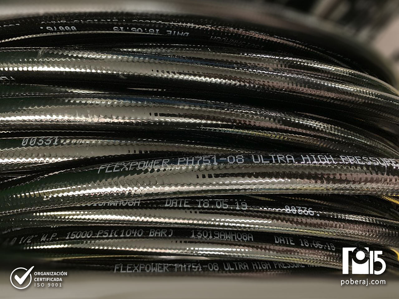 Manguera Hidráulica Termoplástica para muy alta presión 1000 Bar Codigo M058F