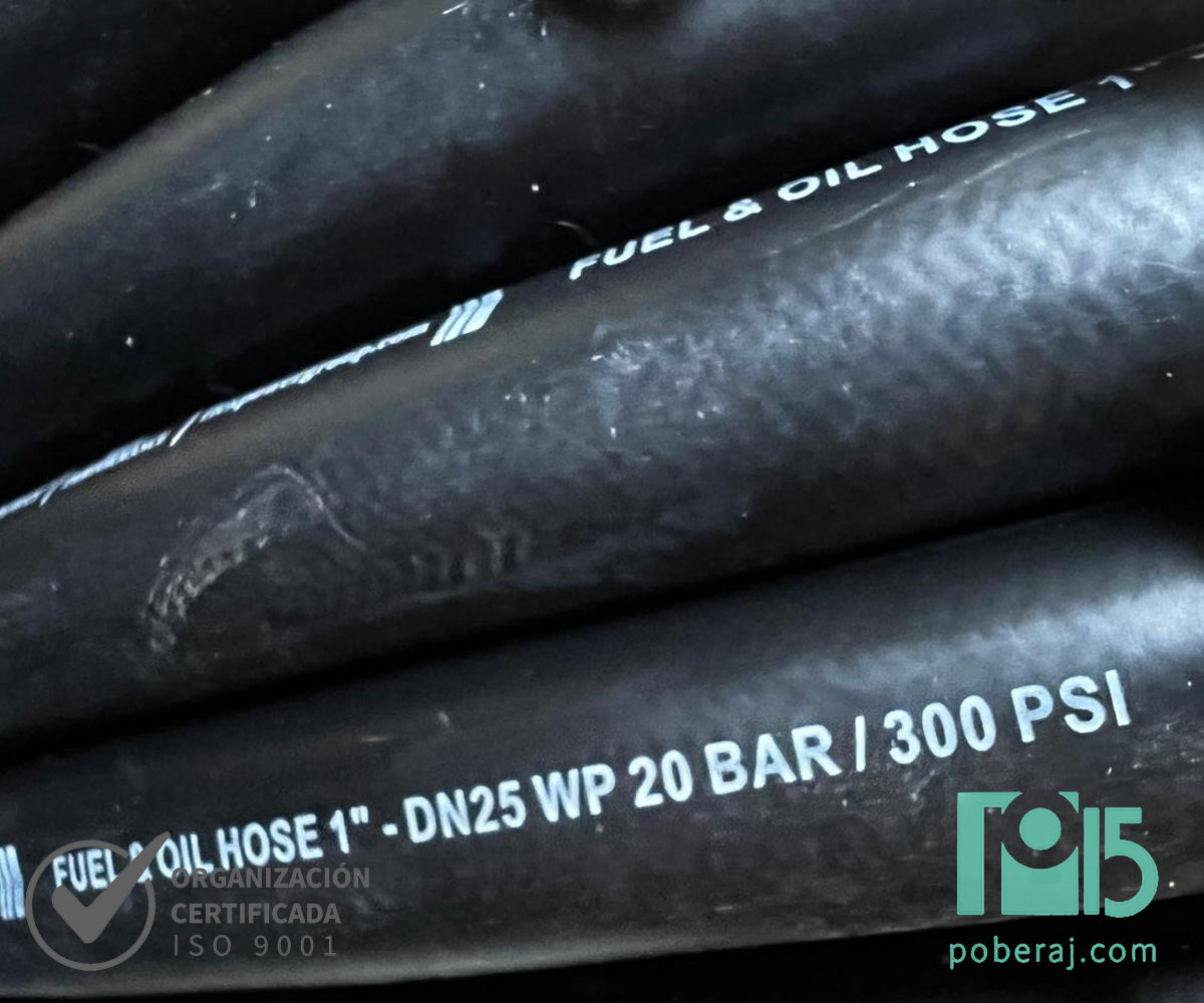 Manguera FLEXPOWER para HIDROCARBUROS PT:20 BAR Codigo M118F