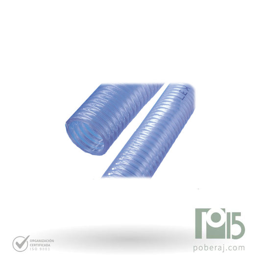 Manguera PVC transparente atóxica con refuerzo espiral Codigo M143