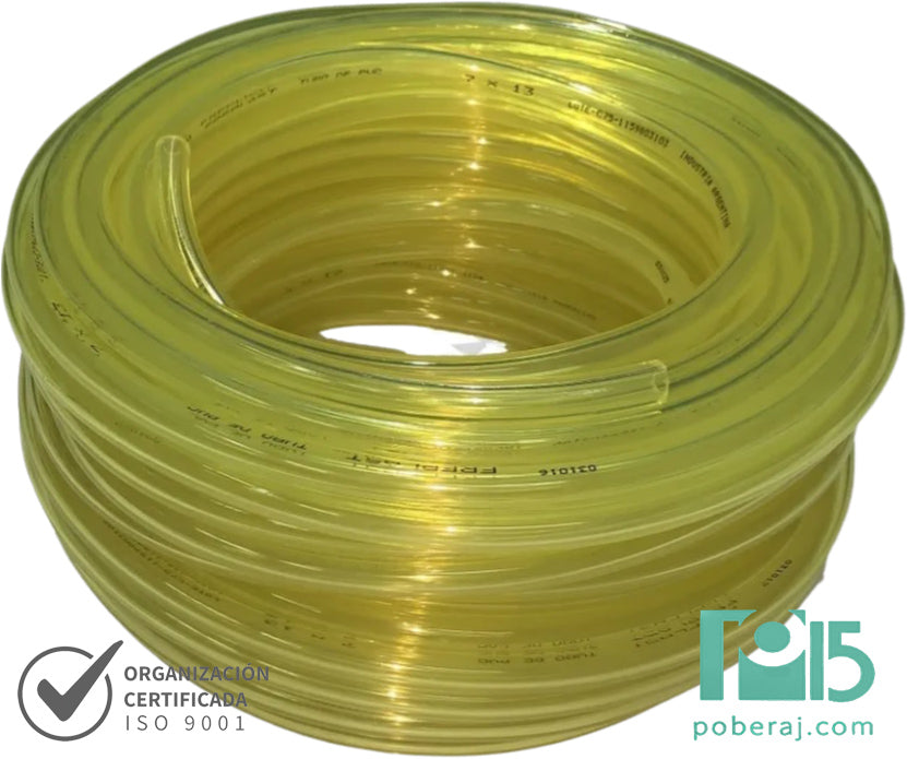 Manguera PVC CRISTAL AMARILLA INDUSTRIAL * HI Codigo M150A