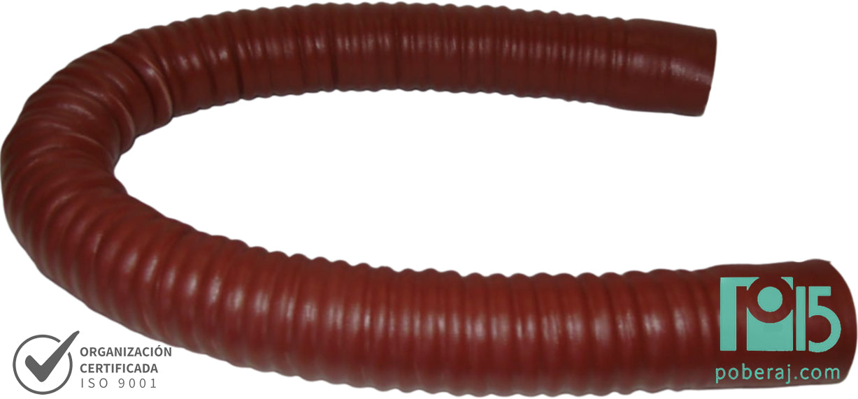Manguera para aspiración de polvos silicona naranja (Cubierta Gruesa) Flexible Codigo M151R