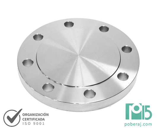 Brida Ciega Acero Inoxidable Código S0631