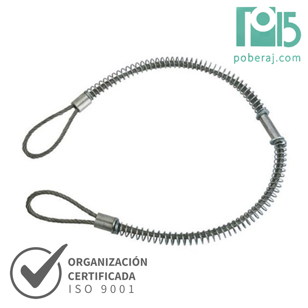 S0823-99 Cable Anti látigo de seguridad de Resorte Doble