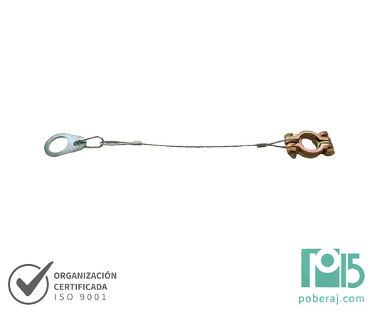 S0823-99 Sistema de Seguridad Conjunto Stopflex 1” (Abrazadera + Grill + Cable + Soporte)