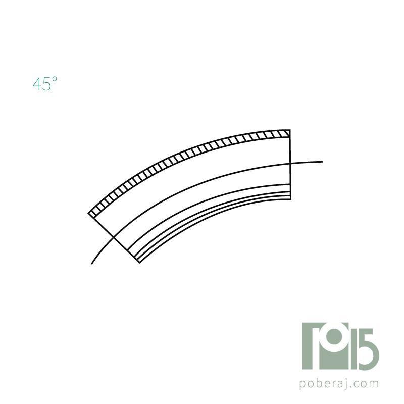 T618-45 Curvas 45º para soldar