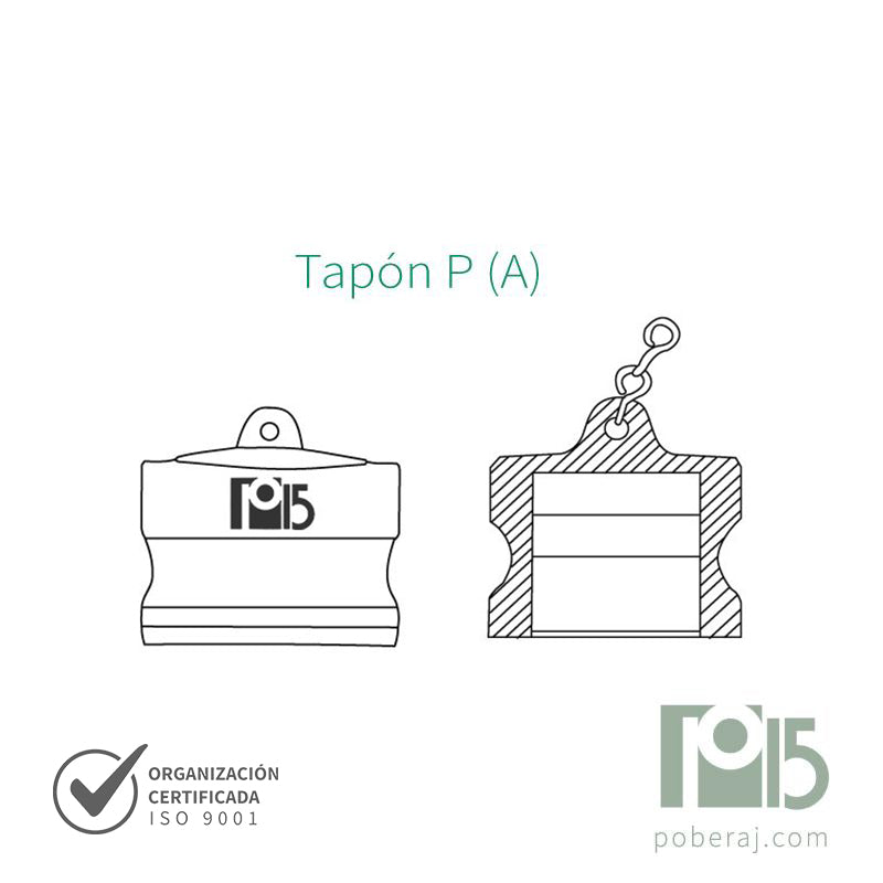 Acoples Rápidos a Levas Camlock de Aluminio IMPORTADO Código A636C