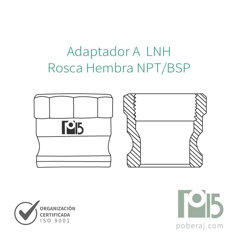 Acoples Rápidos a Levas Camlock Polipropileno Codigo A635
