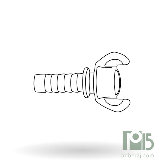 Acople con racord para manguera (Americano) Codigo A783A