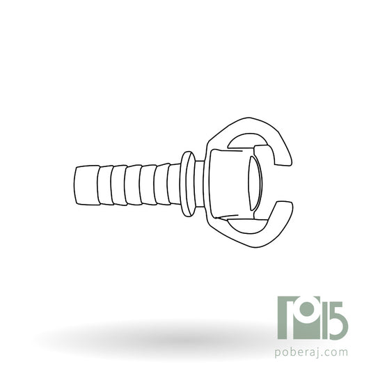 Acople con racord para manguera (Americano) Codigo A783A