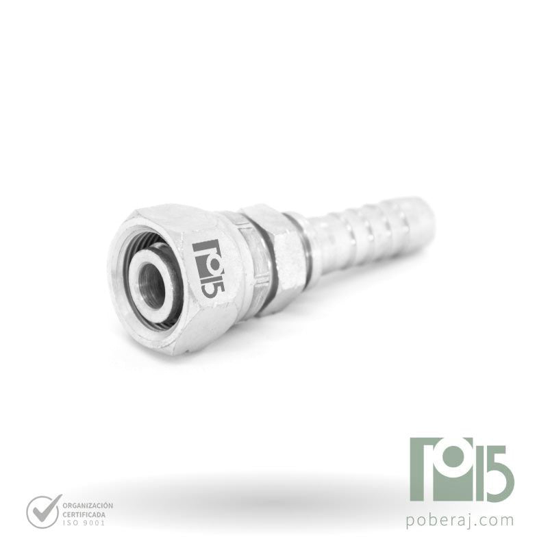 C1620 Racord para prensar R1/R2 HG Rosca Metrica para virola DIN