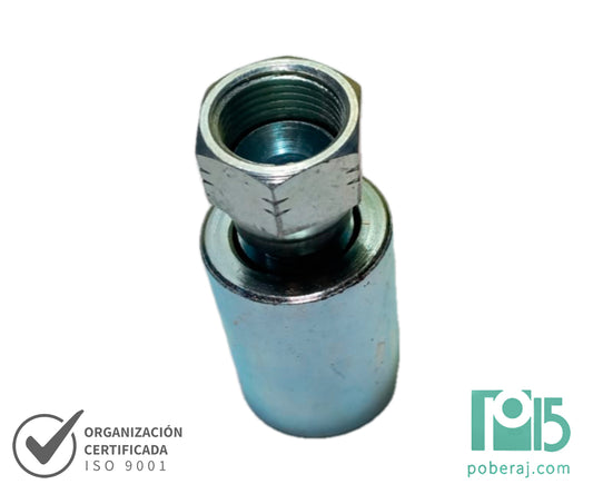 C9205 Hembra giratoria rosca UNF asiento hembra JIC 37º