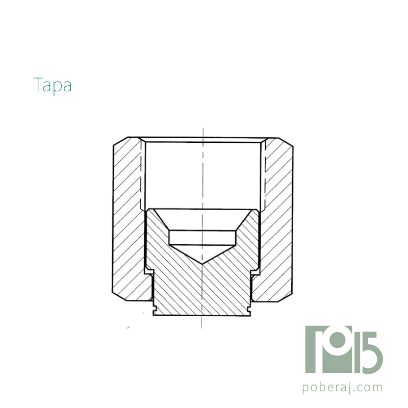 D0524 Tapa y Tapón Rosca UNF AS.JIC 37
