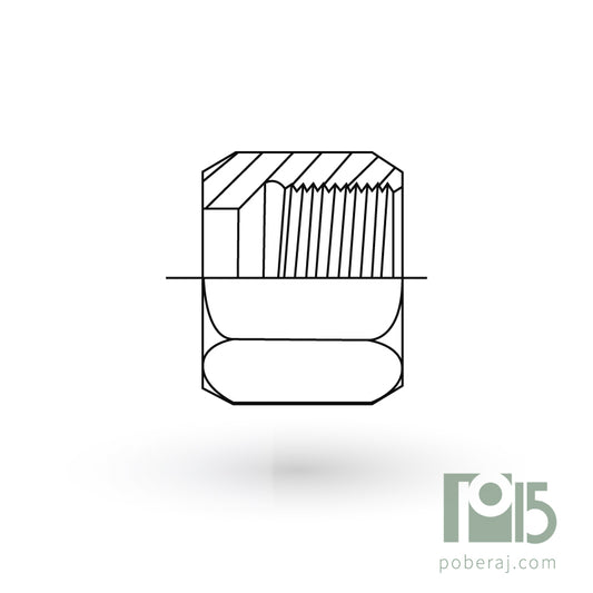 D0614 Tuerca para virola SAE