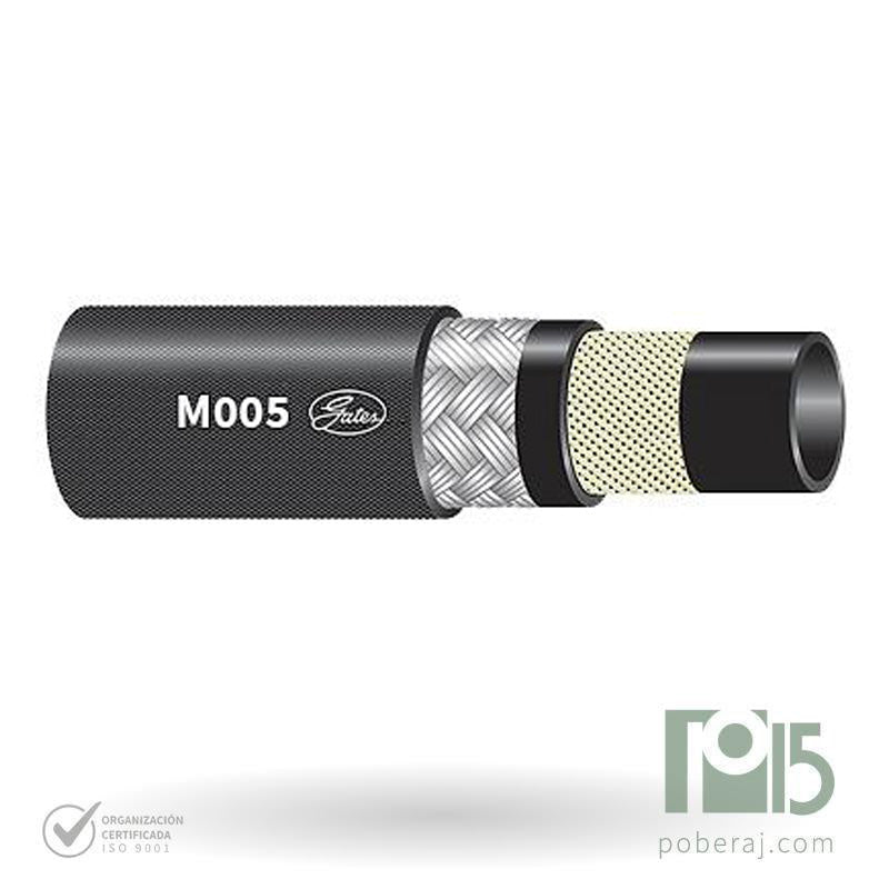 Manguera Hidraulica SAE 100 R5 con un refuerzo de acero y uno textil Codigo M005