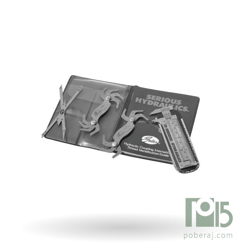 Kit de Bolsillo Herramientas para Medición Control Identificacion de Mangueras y Conexiones Hidráulicas Industriales Neumaticas CODIGO S7485-01