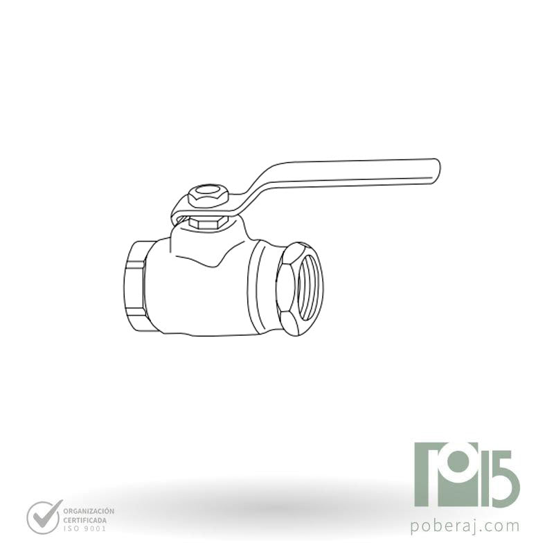S780 Válvulas esféricas 1/4 vuelta de bronce con asiento PTFE ferreteras