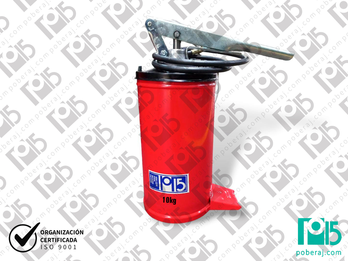 E043 Bomba P/Engrase a Palanca (Capacidad 10 Kg.)