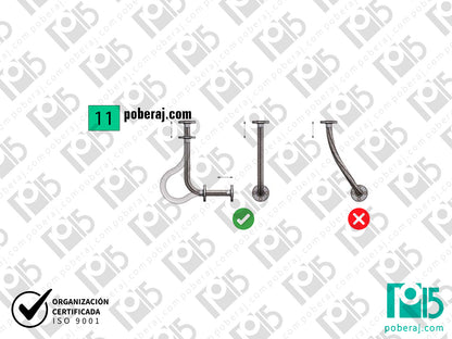 Instalación y Montaje para Mangueras Caños Flexibles de Acero Inoxidable