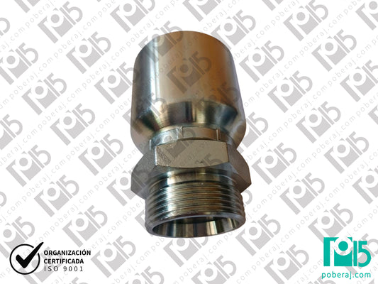 Conexion hidraulica Terminal pre-prensado x MF para tubo Acero al carbono Código referente: 1CL1-28-16