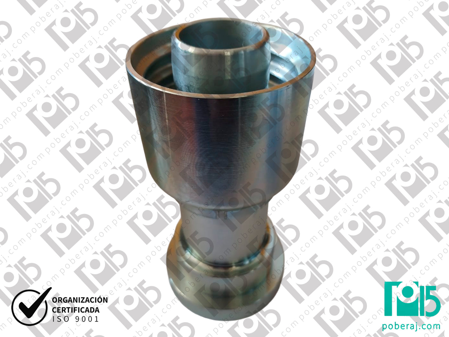 Conexion hidraulica Terminal pre-prensado recto Acero al carbono Código referente: 1FH1-24-20