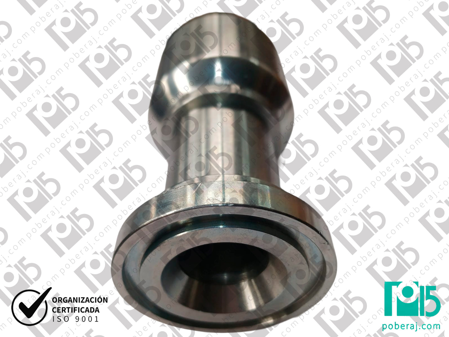 Conexión terminal Racord pre prensado 1.1/4"  code 61 acople 60,3 Acero al carbono CODIGO 1FL1