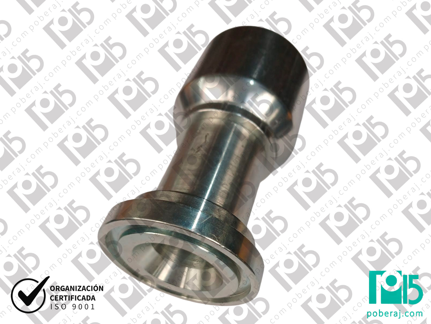 Conexión terminal Racord pre prensado 1.1/4"  code 61 acople 60,3 Acero al carbono CODIGO 1FL1