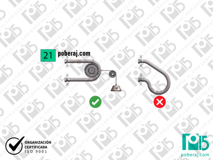 Instalación y Montaje para Mangueras Caños Flexibles de Acero Inoxidable