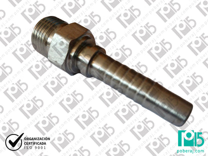 Conexion hidraulica Terminal pre-prensado Racord para prensar MF 18x1,5 para tubo de 10mm Acero al carbono CODIGO 2CH1