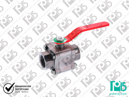 Valvula 44 Series tres piezas Oil & Gas industrial