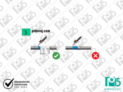 Instalación y Montaje para Mangueras Caños Flexibles de Acero Inoxidable