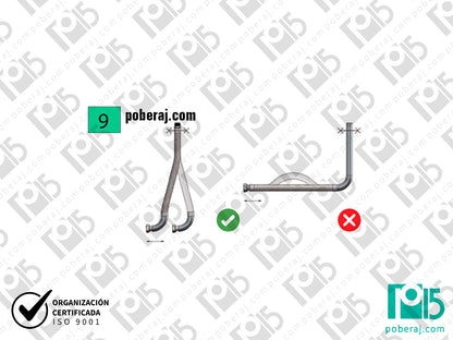 Instalación y Montaje para Mangueras Caños Flexibles de Acero Inoxidable