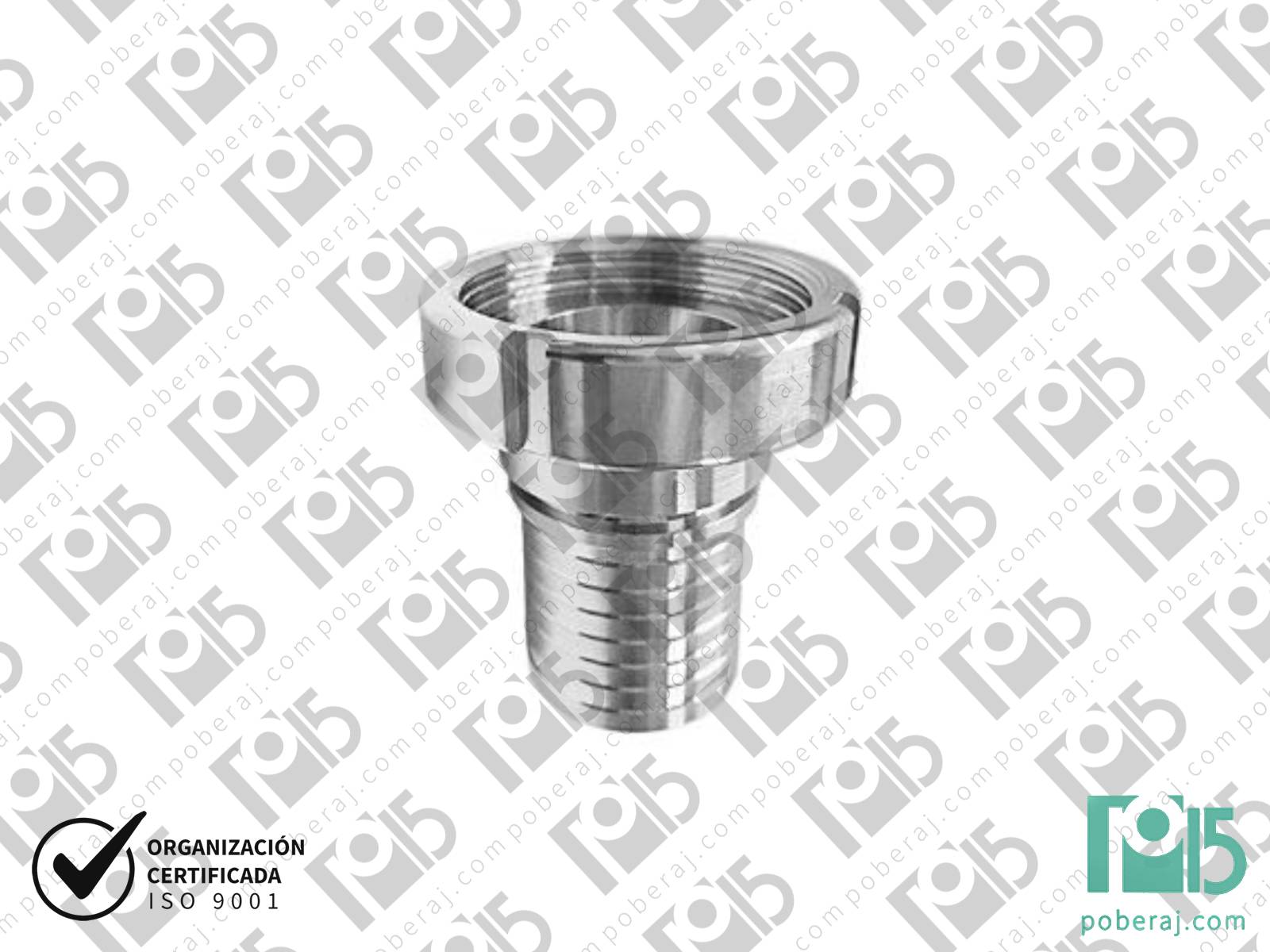 Acoples Rápidos Sanitarios HEMBRA GIRATORIA DANESA de Acero Inoxidable