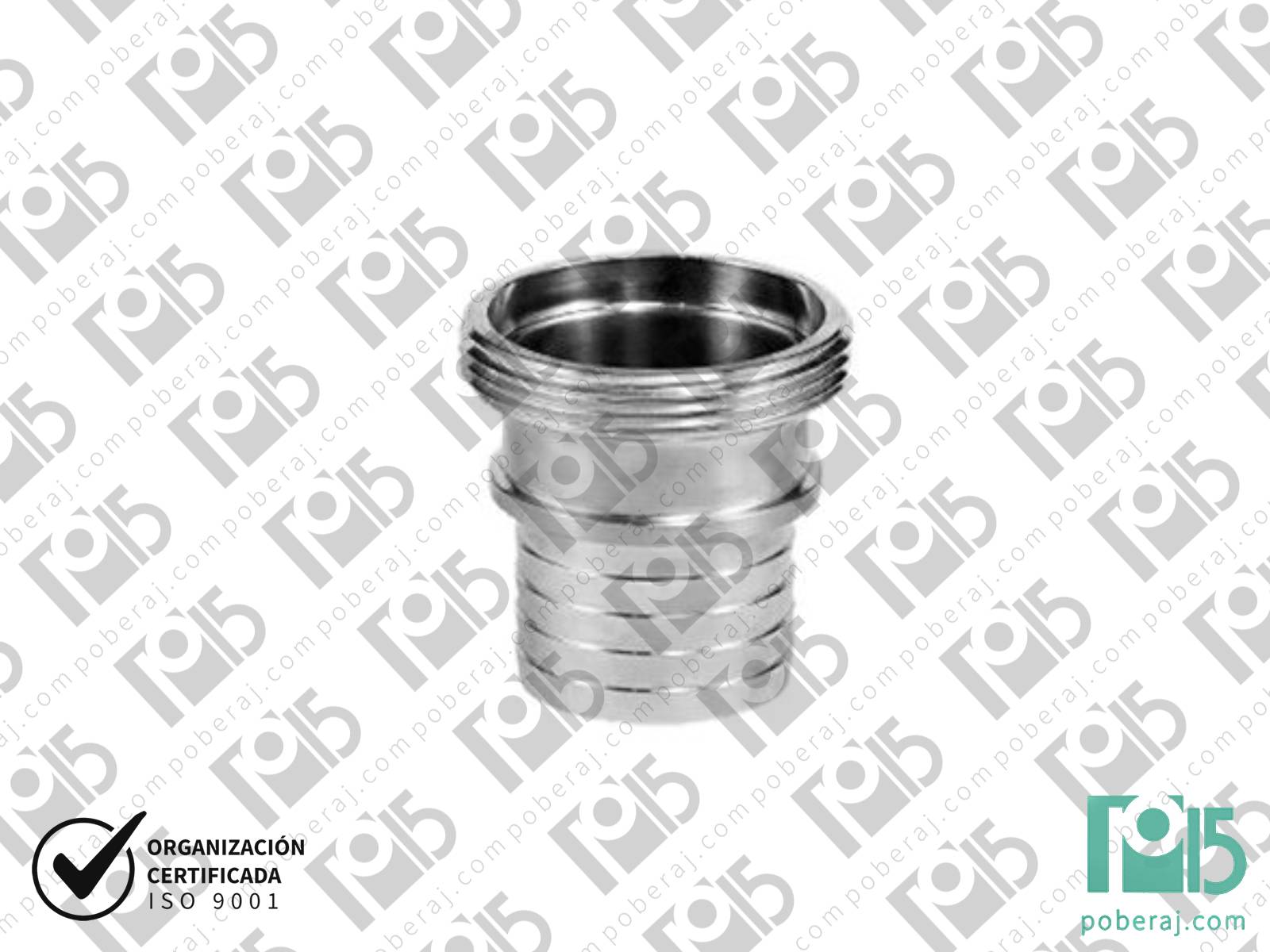 Acoples Rápidos Sanitarios MACHO FIJO DANESA de Acero Inoxidable