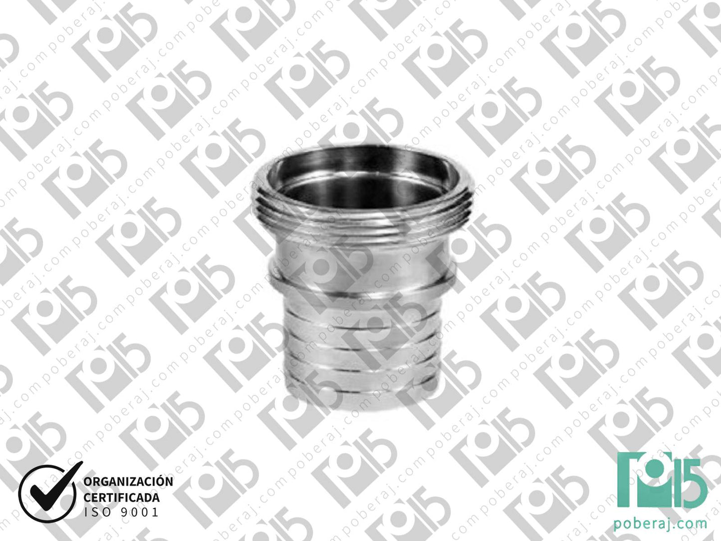 Acoples Rápidos Sanitarios MACHO FIJO SMS de Acero Inoxidable