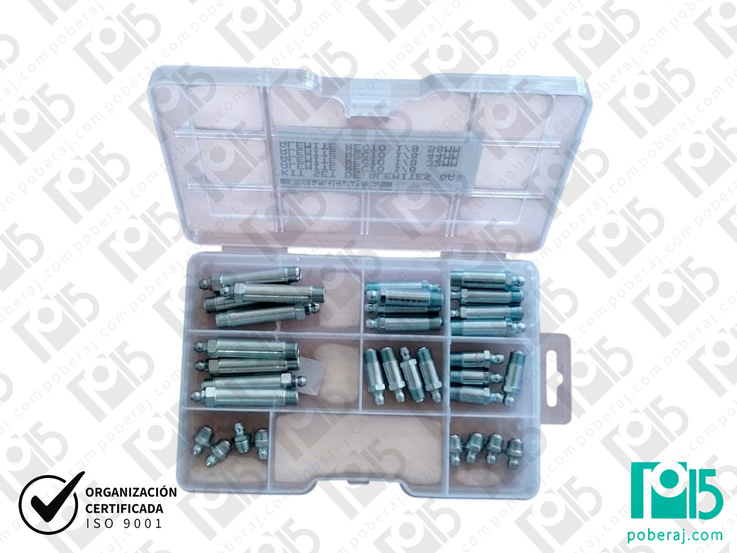 Kit Engrase / Lubricacion SET Alemites Rosca GAS