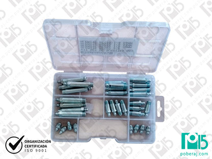 Kit Engrase / Lubricacion SET Alemites Rosca GAS
