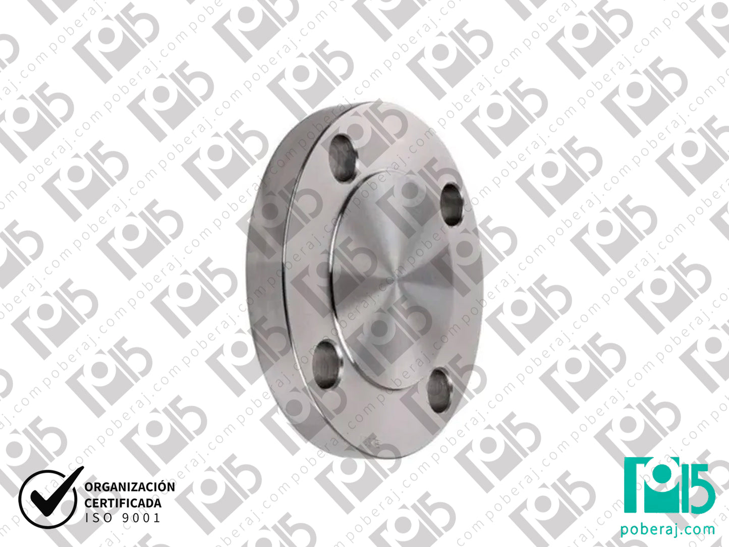 Brida Ciega Acero Inoxidable Código S0631